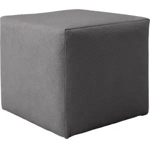 CAMIF Petit pouf tissu Otis   pas cher