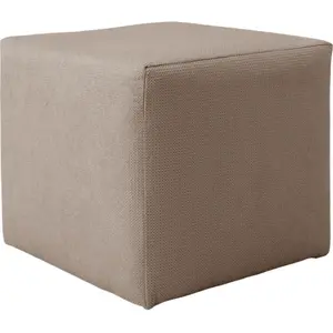 CAMIF Petit pouf tissu Otis   pas cher
