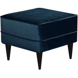 Repose-pieds velours Oscar CAMIF EDITION 