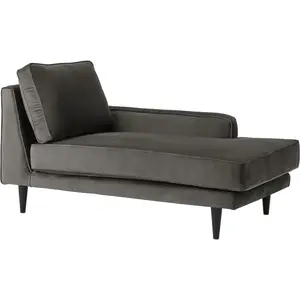 CAMIF Méridienne velours Oscar pas cher