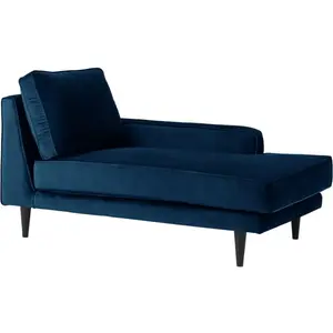 CAMIF Méridienne velours Oscar pas cher