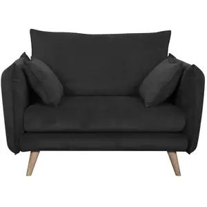 Fauteuil XXL velours côtelé Orion CAMIF 
