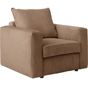 CAMIF Fauteuil velours côtelé Otto pas cher