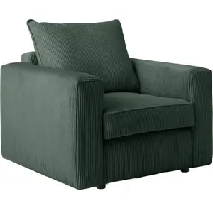 CAMIF Fauteuil velours côtelé Otto pas cher