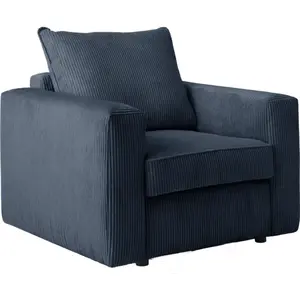 CAMIF Fauteuil velours côtelé Otto pas cher