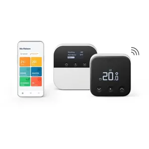 Thermostat connecté TADO Kit X sans fil et optimiseur de PAC pas cher