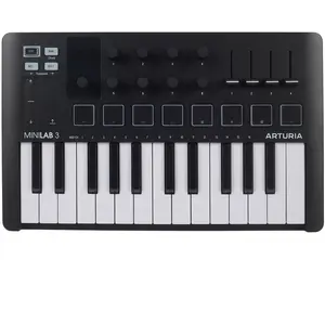 Comparateur de prix : Arturia Minilab 3 Black Claviers Maîtres 25 Touches