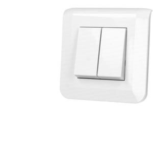 Bouton poussoir double Legrand Mosaic  complet 099311