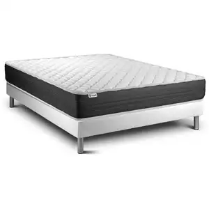 VITALIT Ensemble sommier matelas 160x200 VITALMEMO ONE Mémoire de forme - Ferme pas cher