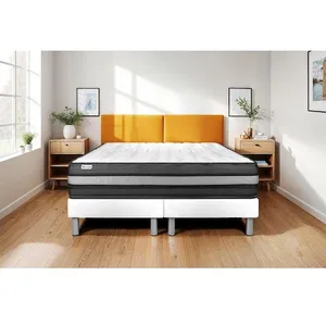 Comparateur de prix : VITALIT Ensemble matelas sommier vital power zen 2x80 x 200 - Couleur: Blanc