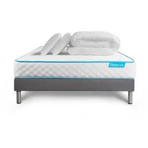 Bodycare Pack Bodyone 160x200 + 2 Oreillers Memoire De Forme pas cher