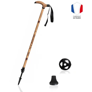 Guidetti Canne Terre de Trek - Bâton randonnée Bambou 70 - 115 cm pas cher