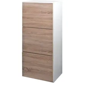 Symbiosis Maisonetstyles Meuble À Chaussures 12 Paires Décor Blanc Et Chêne - LuceVendu parcamif