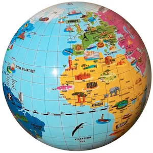 Bass et Bass Ballon gonflable Merveilles du monde 42cm pas cher