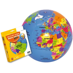 Jeux éducatifs Ballon Globe Le Monde Caly Multicolore 30 cm TMMON