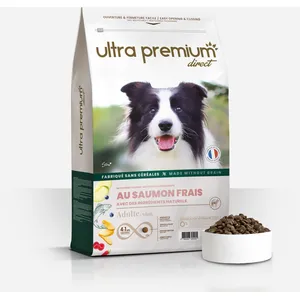 Ultra Premium Direct Croquettes Sans Céréales au Saumon frais pour chien adulte toutes tailles pas cher
