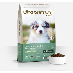 Croquettes Sans Céréales pour Chiot Digestion Sensible Toutes Tailles pas cher