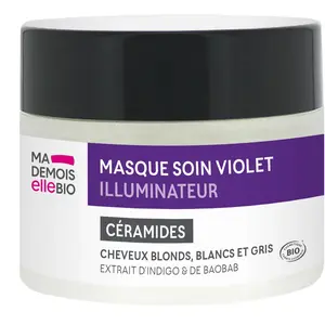 Masque soin violet - Illuminateur bio - MADEMOISELLE BIO pas cher