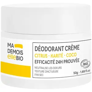 Déodorant crème citrus- karité - coco bio - MADEMOISELLE BIO pas cher