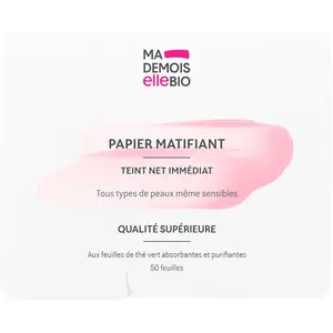 Papier matifiant bio - MADEMOISELLE BIO pas cher