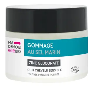 Gommage cuir chevelu au sel marin - Purifiant bio - MADEMOISELLE BIO pas cher