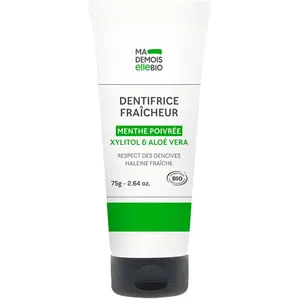 Dentifrice fraîcheur à la menthe poivrée bio - MADEMOISELLE BIO pas cher
