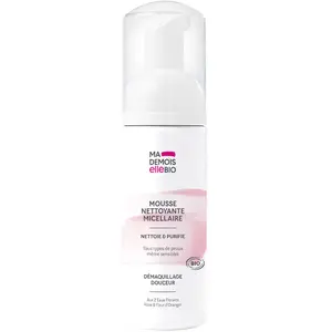 Mousse nettoyante micellaire - Douceur bio - MADEMOISELLE BIO pas cher