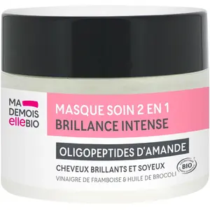 Masque soin 2 en 1 - Brillance intense bio - MADEMOISELLE BIO pas cher