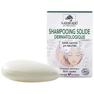 Naturado Shampoing Solide Dermatologique Bio 75g pas cher
