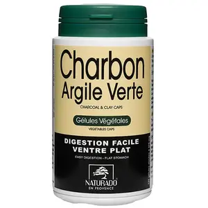Naturado Charbon Argile Verte 120 gélules