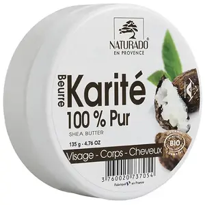 Naturado Beurre de Karité 100% Pur Bio 135g pas cher