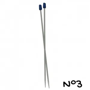Non communiqué Aiguilles à Tricoter de 40cm en aluminium n°2 a n°6 - Distrifil(...) -