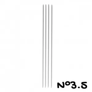 Non communiqué Aiguilles à tricoter double pointe alu. 20cm n°2 à 5-Distrifil(...) -