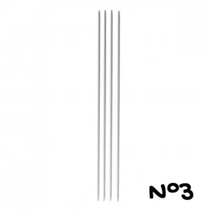 Non communiqué Aiguilles à tricoter double pointe alu. 20cm n°2 à 5-Distrifil(...) -