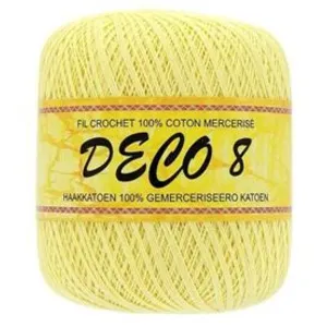 Non communiqué Coton à crocheter DECO 8 - Distrifil(...) - 25 Jaune