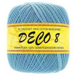 Non communiqué Coton Déco 8 Bleu ciel - Distrifil - Pelote de coton