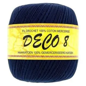 Non communiqué Coton à crocheter DECO 8 - Distrifil(...) - 55 Bleu