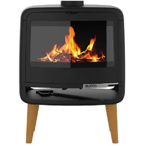 Comparateur de prix : Supra - poêle à bois fonte 10kw noir  fr9016130b - kris FR9016130B