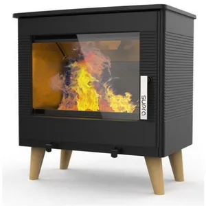 Comparateur de prix : Supra - poêle à bois étanche 7.3kw noir  fr9016170b - markus FR9016170B