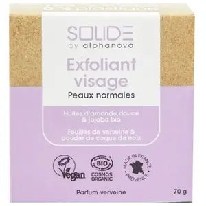 Alphanova Solide By Alphanova Nettoyant Solide Visage Exfoliant Bio 70g