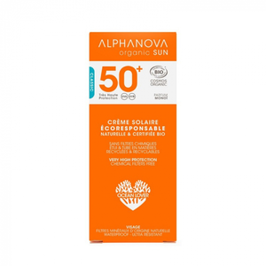 Alphanova Crème Solaire Certifiée BIO Très Haute Protection SPF 50+ pas cher
