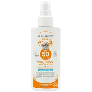 Alphanova Sun Bébé Spray Bio SPF50 125ml pas cher