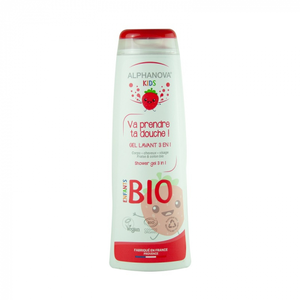 Comparateur de prix : Alphanova Va Prendre Ta Douche ! Gel Lavant 3en1 Fraise Bio 250 Ml
