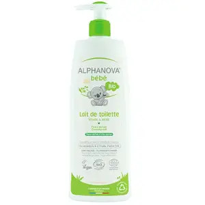 Alphanova Lait De Toilette Bébé Bio 500mlVendu paronebioshop
