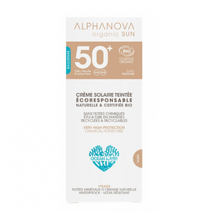 Alphanova Sun Bio Crème Teintée Claire SPF50+ 50ml pas cher