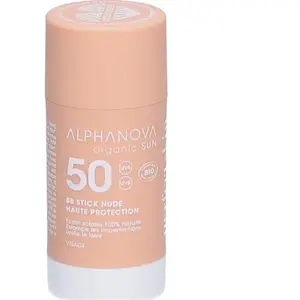 Alphanova Organic Sun BB stick nude skin perfect spf50 bio* 15gr pas cher