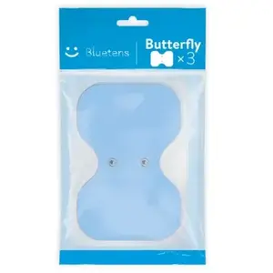 Comparateur de prix : Bluetens Pack de 3 électrodes Papillon Electrostimulateur Blanc TU