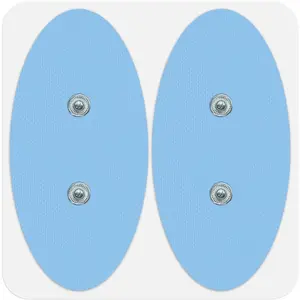 Bluetens Unisex's Electrodes Ovales Pack De 6, BLEU, Taille unique pas cher