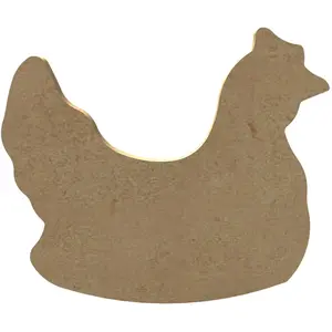 Aladine Support en médium Poule 10 cm