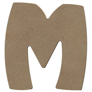 Comparateur de prix : Aladine Lettre M en bois médium 8 cm